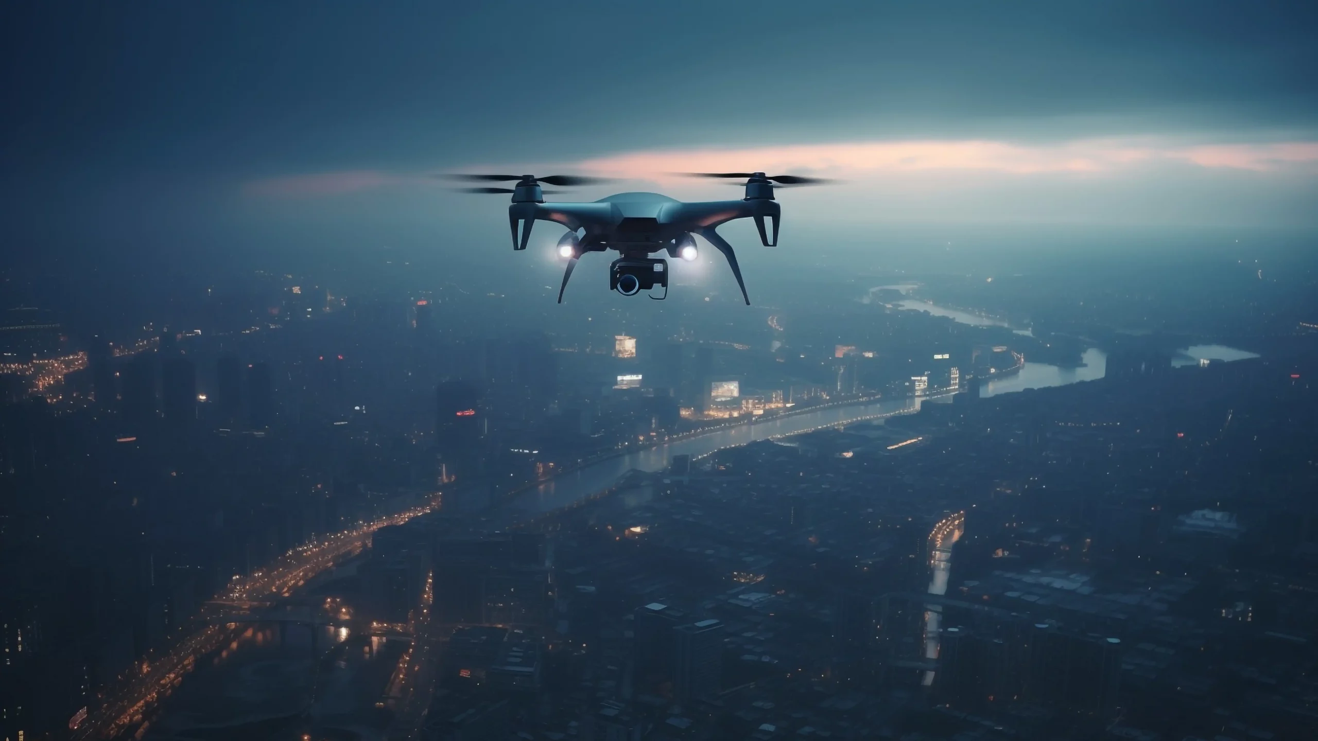 Profesionalno snimanje dronom iznad obalne lokacije u Hrvatskoj