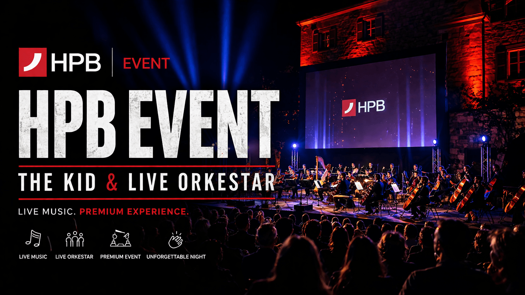 HPB Event The Kid live orkestar promo video produkcija Unlimited Crew Leo Bartulica